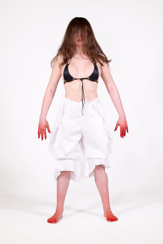 Leather 
Leather bikini 
Leather clothing 
Leather store Montreal 
Leather shop 
Custom leather clothes 
Custom Leather 
Hand-made leather 
Front