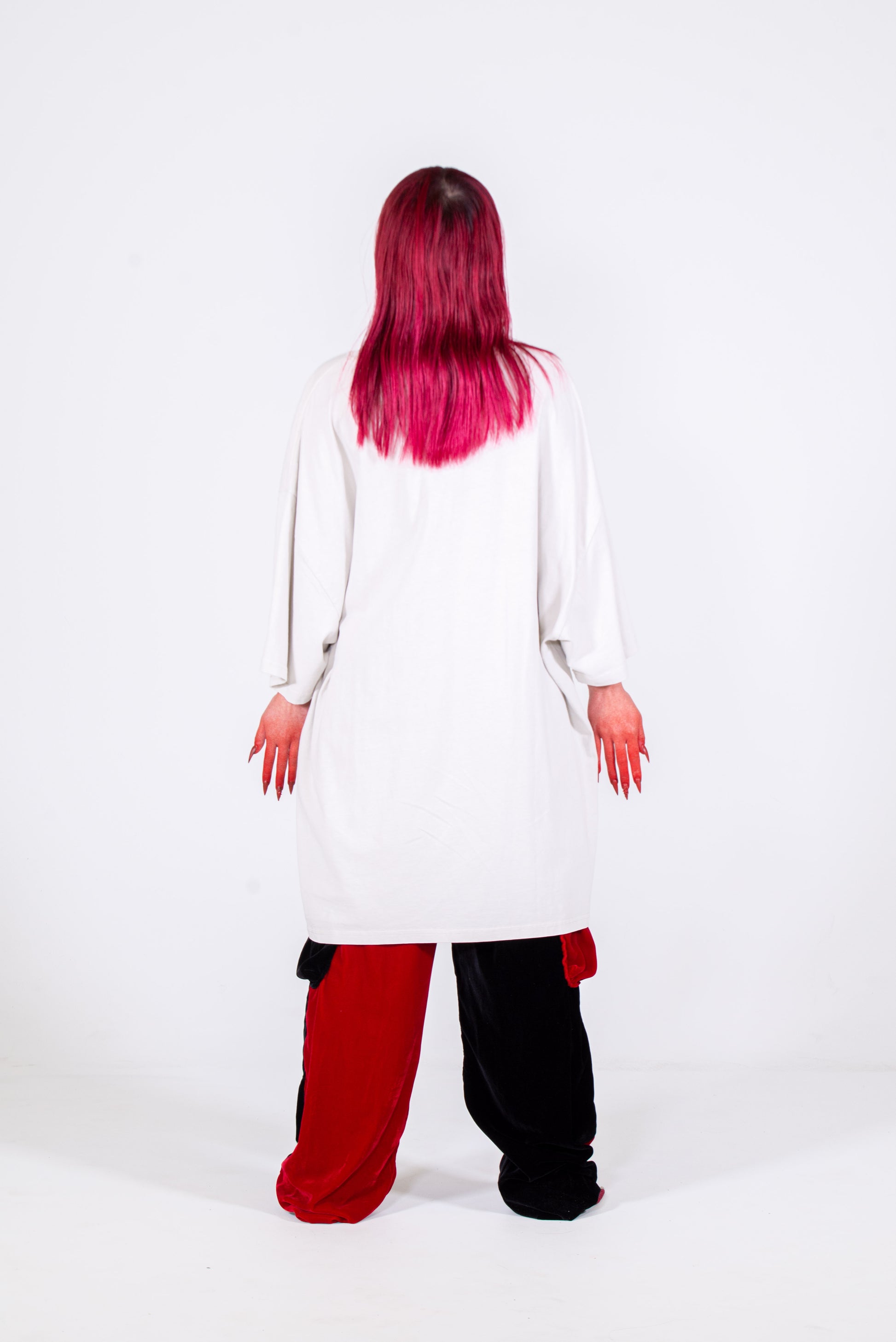 Cotton Shirt 
Oversized t-shirt 
punk shirt 
back shot