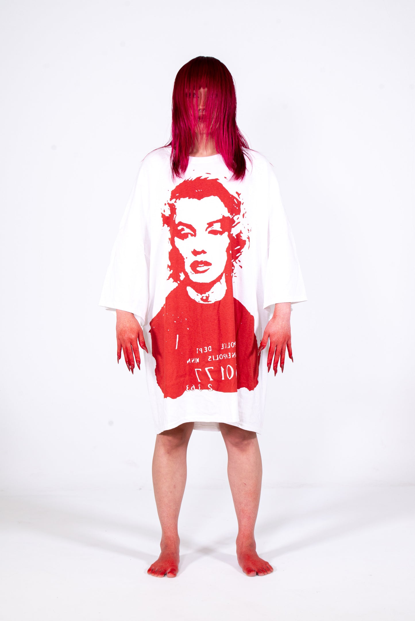 Cotton Shirt 
Oversized t-shirt 
punk shirt 
front shot 